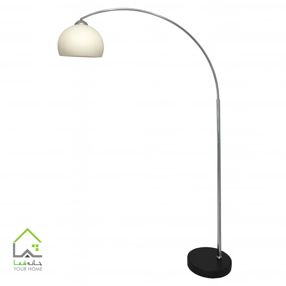 آباژور ایستاده منحنی با شیدگلس